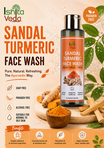 Sandal Turmeric Face Wash