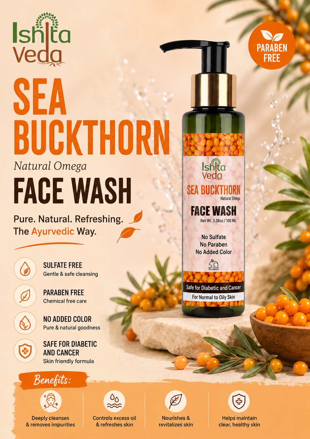 Sea Buckthorn Face Wash