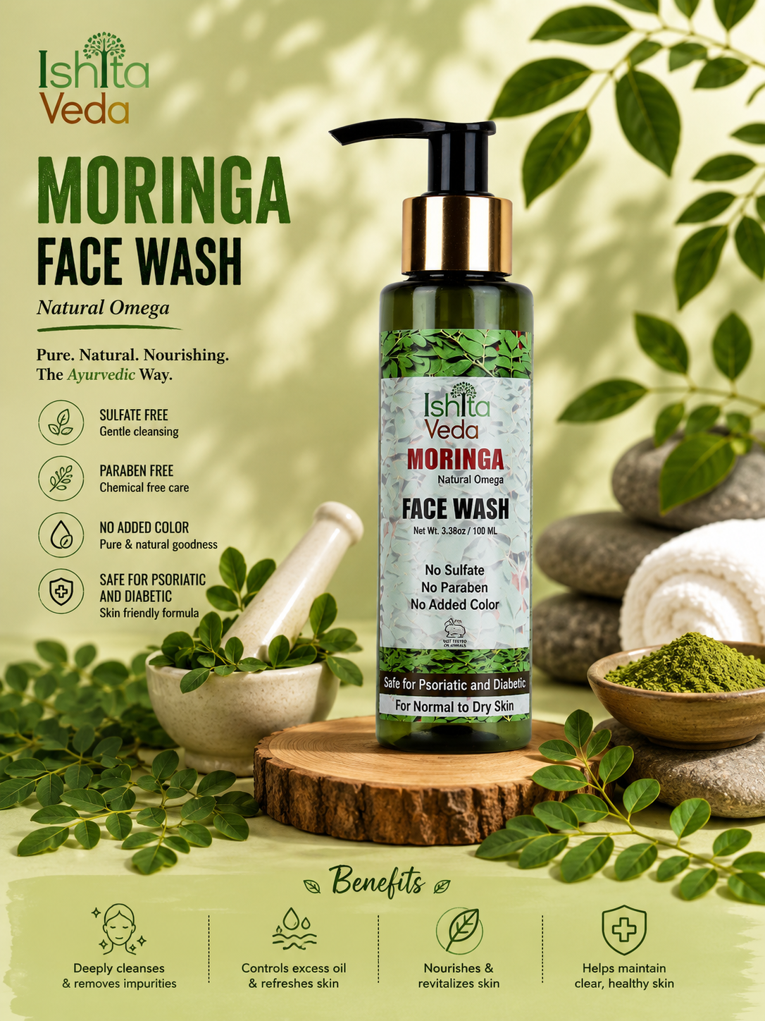 Moringa Face wash