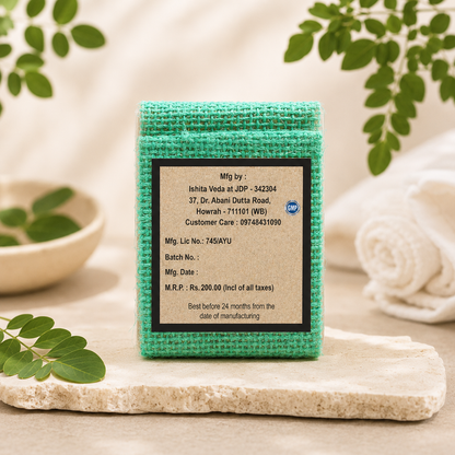 Moringa handcrafted bathing soap